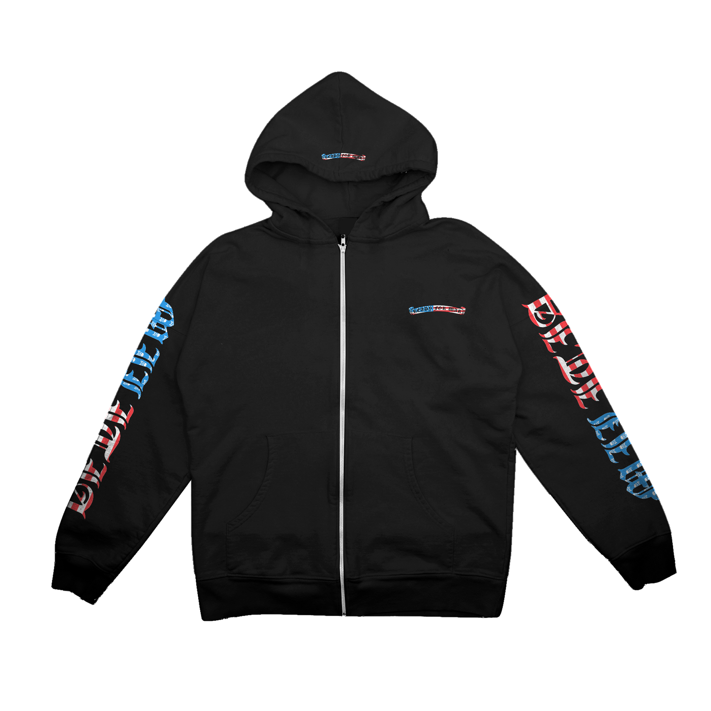 WAR READY "DONNY BOY" BLACK ZIP UP HOODIE