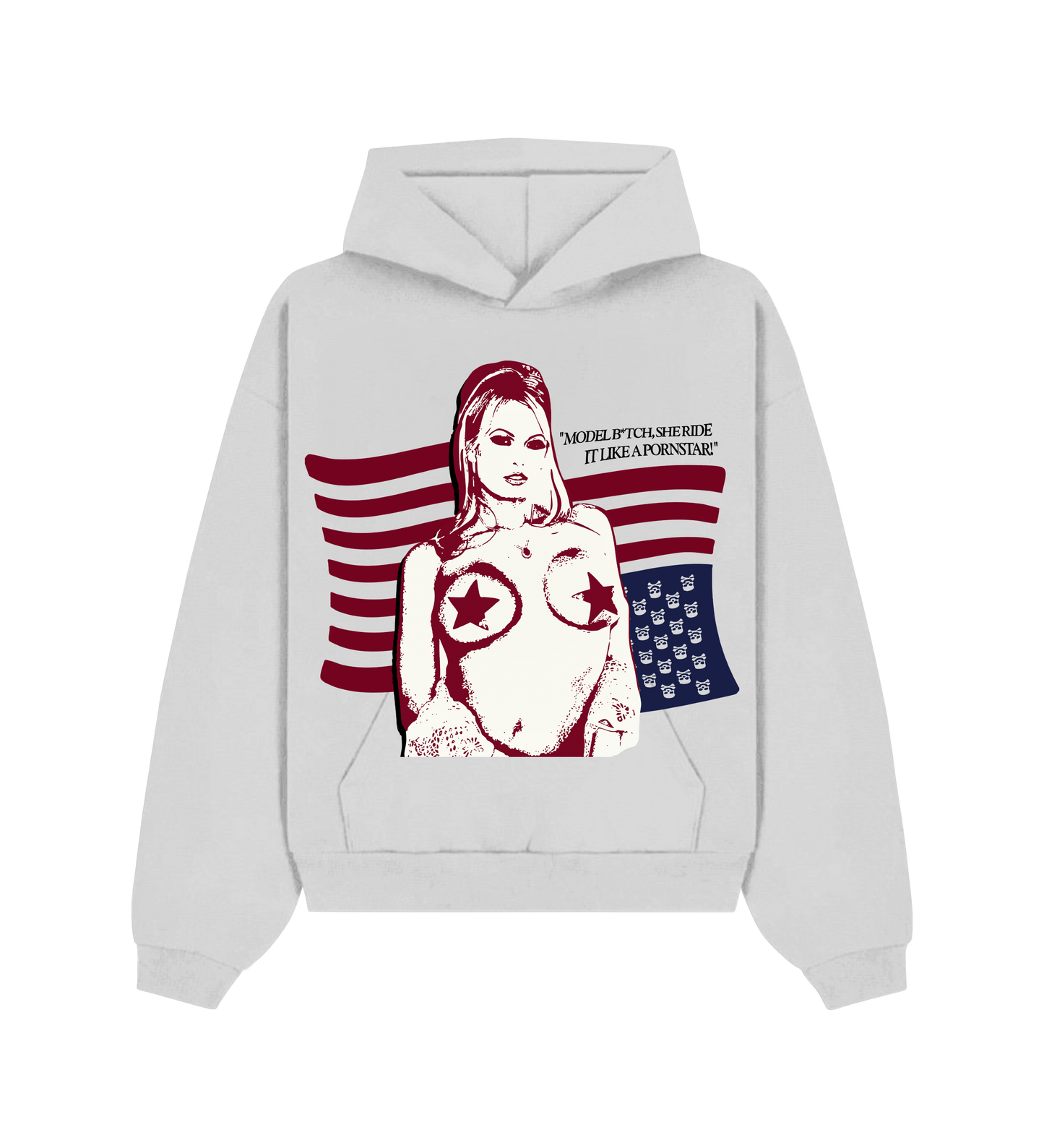 STORMY DANIELS HOODIE WHITE